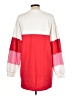 Missguided Color Block Red Sweatshirt Size 10 - photo 2