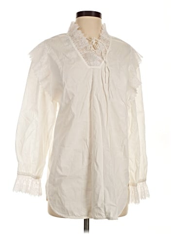 Sandro Long Sleeve Blouse (view 1)