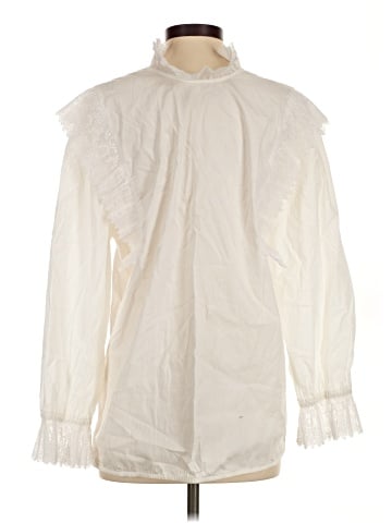 Sandro Long Sleeve Blouse (view 2)