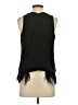 Trouve 100% Polyester Black Sleeveless Blouse Size S - photo 2