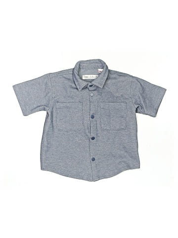 Zara Short Sleeve Button-Down Shirt (view 1)