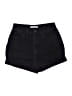 Denim Co Solid Black Denim Shorts Size 2 - photo 1