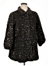 Hazel Animal Print Black Coat Size XL - photo 1