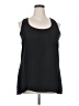 Libian 100% Polyester Black Sleeveless Blouse Size 3X - photo 1