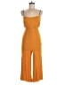 ASOS 100% Viscose Solid Orange Jumpsuit Size 6 - photo 1