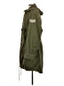 Diesel Solid Green Raincoat Size S - photo 5