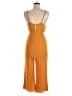 ASOS 100% Viscose Solid Orange Jumpsuit Size 6 - photo 2