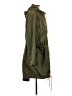 Diesel Solid Green Raincoat Size S - photo 4