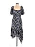 ASTR The Label 100% Polyester Floral Blue Cocktail Dress Size L - photo 1