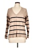 Bobeau Stripes Tan Pullover Sweater Size L - photo 1