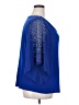 MSK Blue 3/4 Sleeve Blouse Size 3X - photo 4