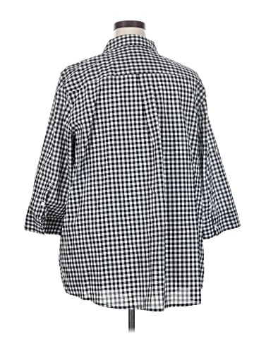 Croft & Barrow 3/4 Sleeve Button-Down Shirt (view 2)