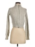 T.J. Maxx Metallic Silver Turtleneck Sweater Size XS - photo 1