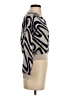 Subdued Animal Print Silver Pullover Sweater Size S - photo 4