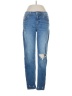 STUDIO BLUE Hearts Blue Jeans Size 28 waist - photo 1