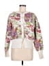 Zara Floral White Cardigan Size M - photo 1