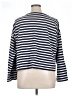 Madewell 100% Cotton Stripes Blue Pullover Sweater Size L - photo 2