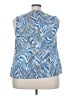 Maggie Barnes Blue Sleeveless Blouse Size 18/20W - photo 2