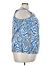 Maggie Barnes Blue Sleeveless Blouse Size 18/20W - photo 4