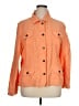J.Jill 100% Linen Orange Jacket Size XL - photo 1
