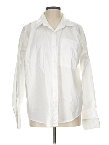 American Eagle Outfitters Long Sleeve Button-Down Shirt (view 1)