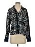 H&M Paisley Blue Long Sleeve Blouse Size S - photo 1