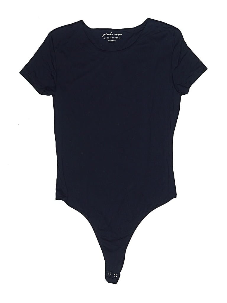 Pre-owned Pink Rose Bodysuit In Blue