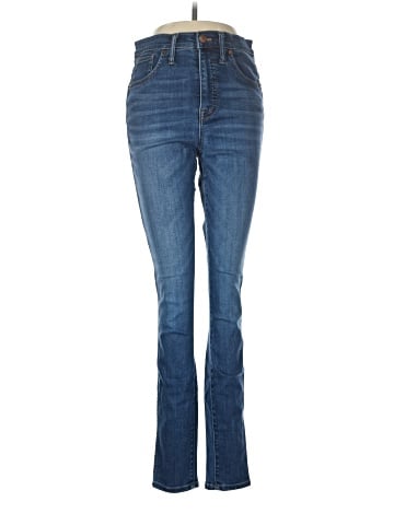 Madewell Tall 10" High-Rise Skinny Jeans in Danny Wash: TENCEL&trade; Denim Edition (view 1)