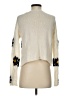 Rewind 100% Acrylic Floral Ivory Pullover Sweater Size S - photo 2