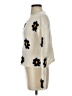 Rewind 100% Acrylic Floral Ivory Pullover Sweater Size S - photo 5