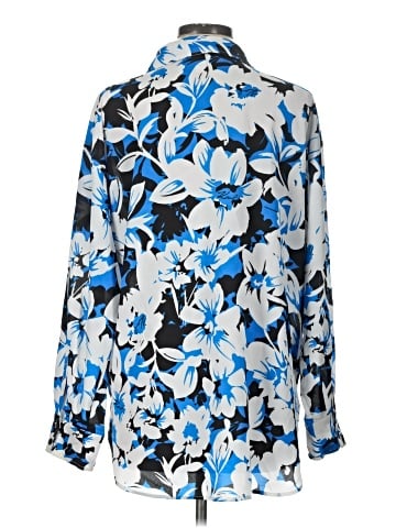 Karl Lagerfeld Paris Long Sleeve Blouse (view 2)