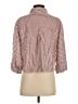 Zara Stripes Brown 3/4 Sleeve Blouse Size XS - photo 2