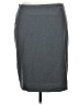 Hinge Solid Gray Casual Skirt Size 14 - photo 1