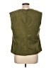 H&M 100% Polyester Green Sleeveless Blouse Size L - photo 2