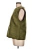 H&M 100% Polyester Green Sleeveless Blouse Size L - photo 5