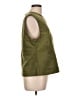 H&M 100% Polyester Green Sleeveless Blouse Size L - photo 4