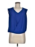 Pleione 100% Polyester Blue Sleeveless Blouse Size M - photo 1