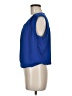Pleione 100% Polyester Blue Sleeveless Blouse Size M - photo 5