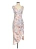 Shein 100% Polyester Gray Cocktail Dress Size 6 - photo 1