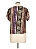 Assorted Brands 100% Rayon Purple Short Sleeve Blouse Size L - photo 2