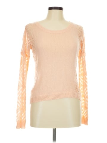 Papaya Long Sleeve Top (view 1)