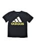 Adidas 100% Polyester Black Active T-Shirt Size 8 - photo 1