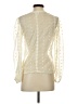 Bellatrix 100% Polyester Ivory Long Sleeve Blouse Size S - photo 2