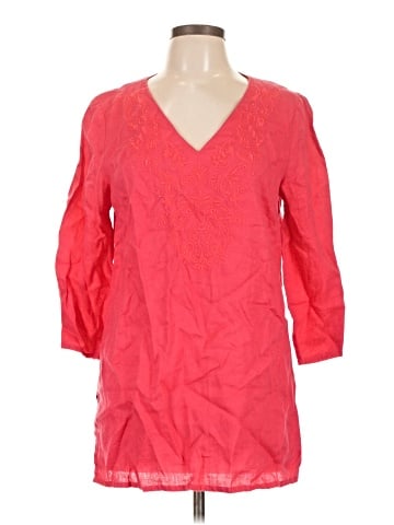 Saint Tropez West 3/4 Sleeve Blouse (view 1)
