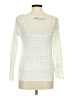 Jeanne Pierre 100% Cotton White Ivory Pullover Sweater Size M - photo 2