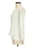 Jeanne Pierre 100% Cotton White Ivory Pullover Sweater Size M - photo 5