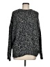 Topshop Tweed Black Pullover Sweater Size 8 - 10 - photo 1