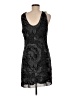 ICE 100% Polyester Paisley Black Cocktail Dress Size 8 - photo 2
