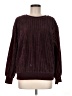 Simply Vera Vera Wang 100% Polyester Solid Burgundy Pullover Sweater Size M - photo 1