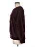 Simply Vera Vera Wang 100% Polyester Solid Burgundy Pullover Sweater Size M - photo 5
